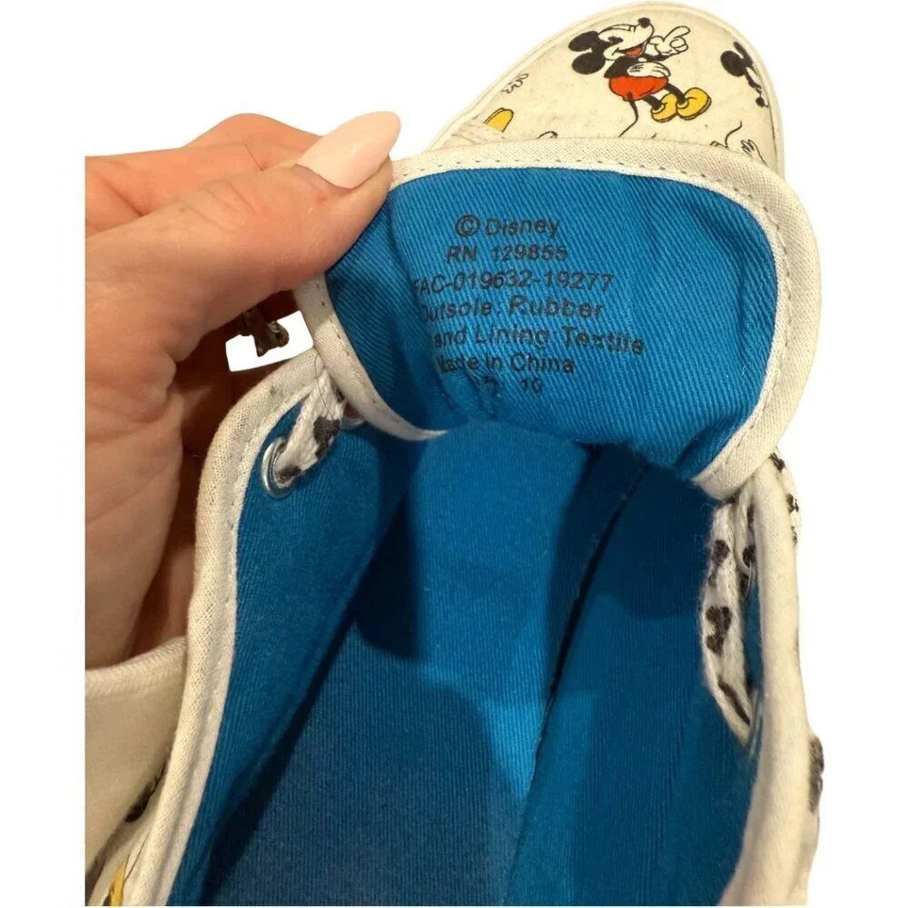 Micky and Minnie Mouse Disney Tennis Sneaker Shoes Woman's Size 10